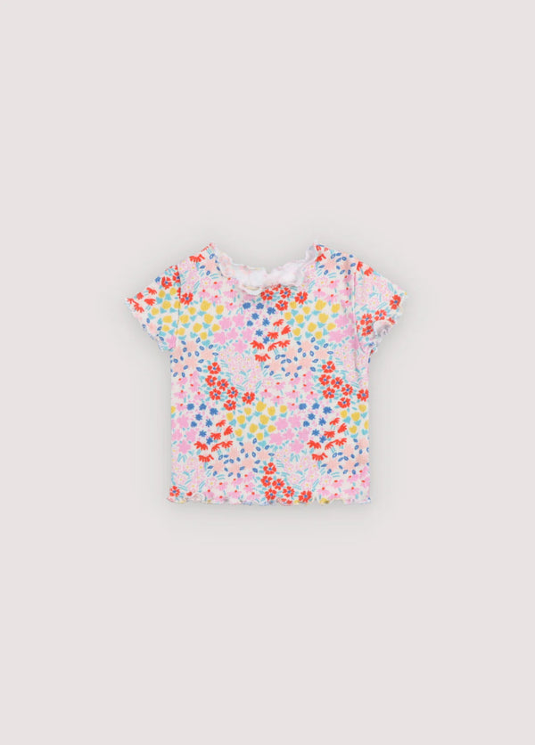 Nicolette Baby Tee Anemone Print