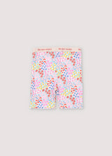 Nicolette Biker Short Anemone Print