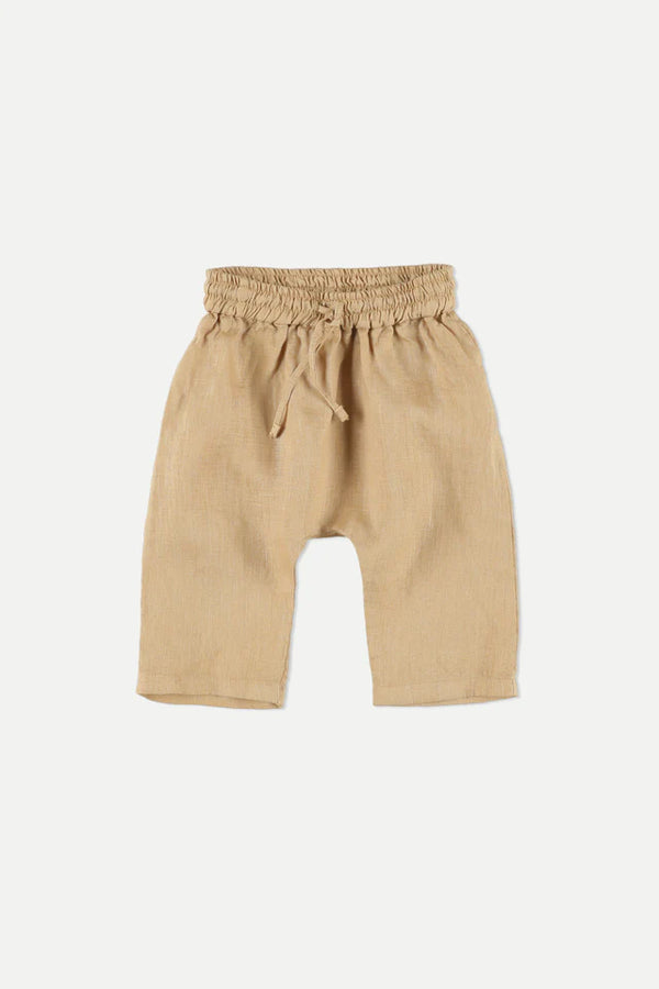 Baby Linen Pants | Coffee