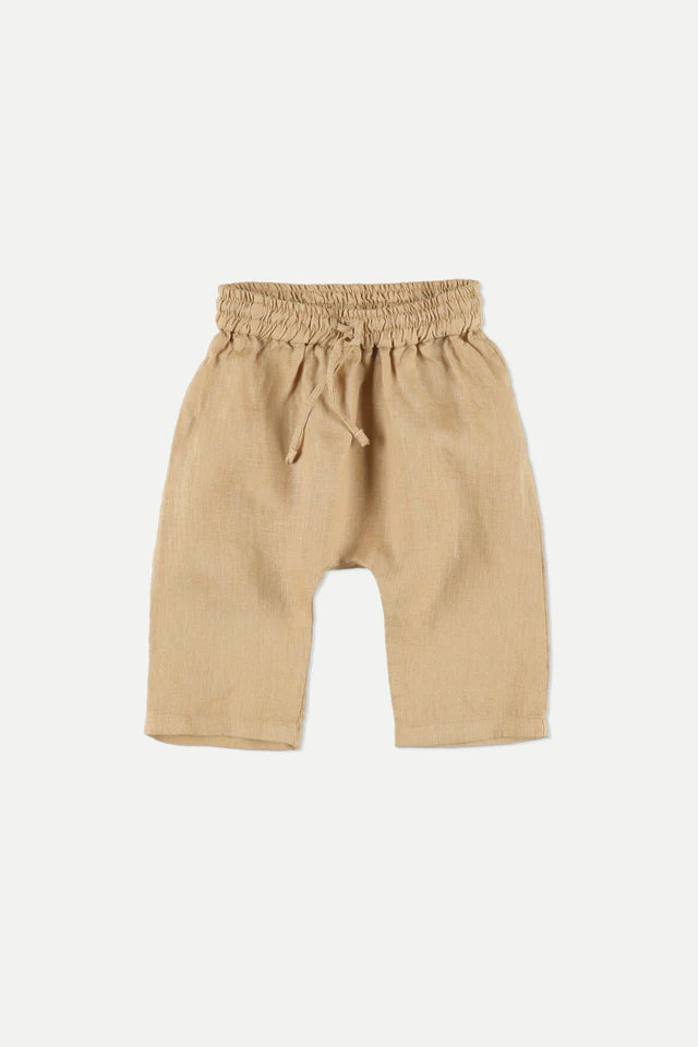 Baby Linen Pants | Coffee