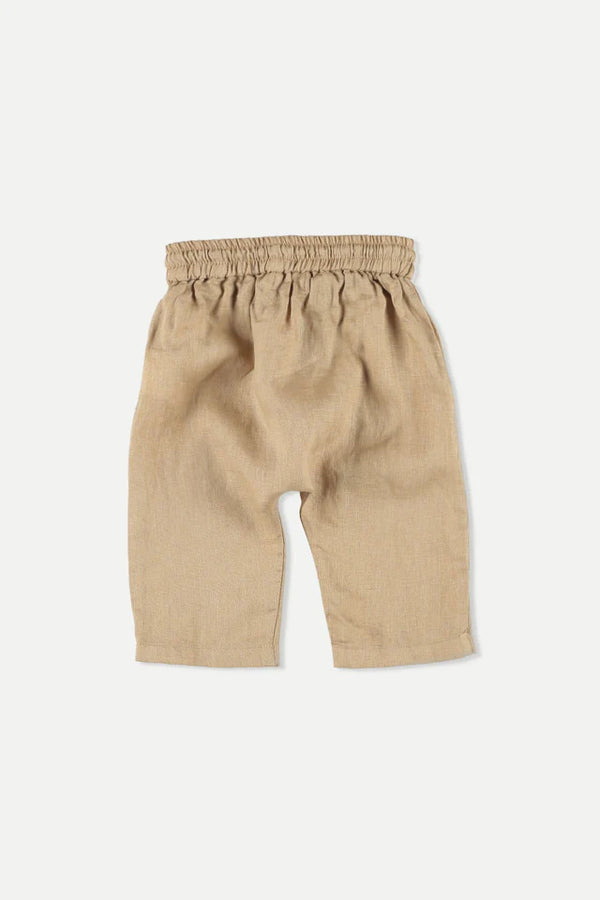 Baby Linen Pants | Coffee