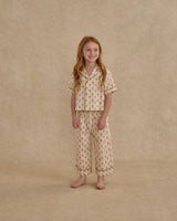 Woven Pajama Set | Golden Bloom