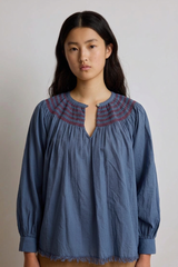 Orlina Blouse | Indigo