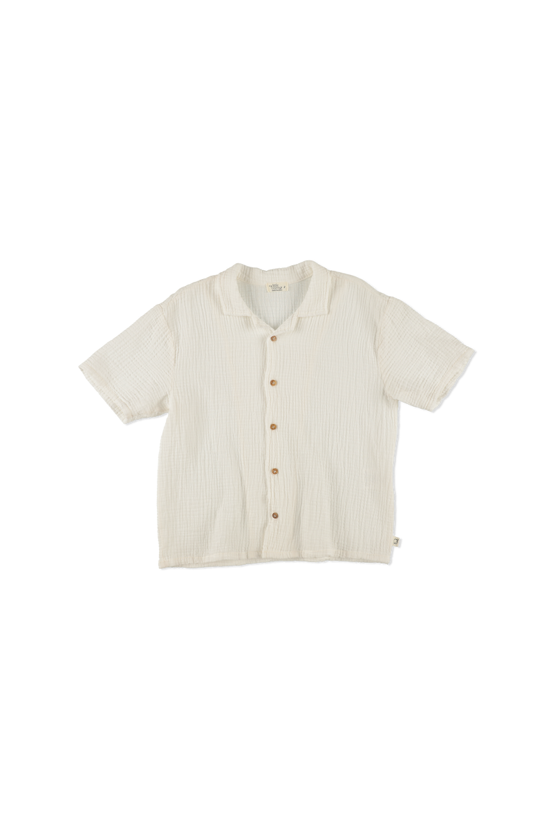Soft Gauze Shirt | Ivory