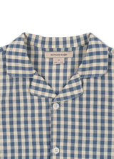 Kim SS Shirt Gots | Captain Blue Check