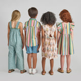 Girls Elsie Dress | Parade Stripe