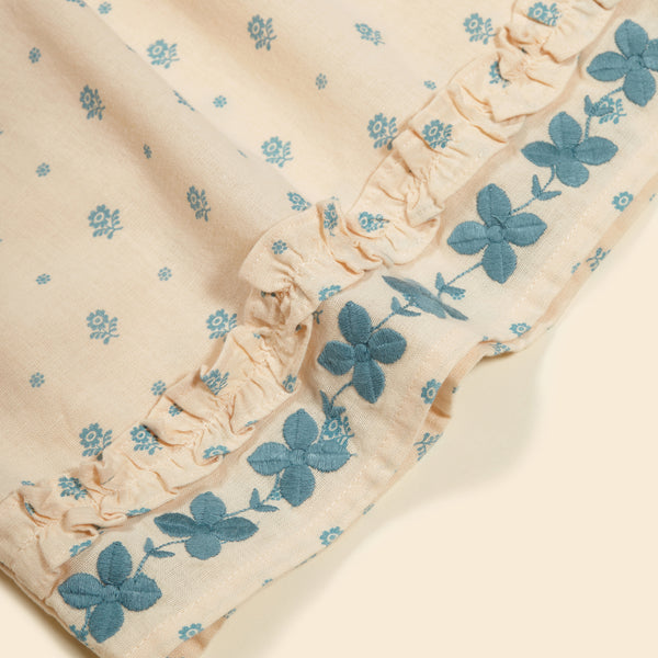 Pernille Dress | Meadow Calico Cashew