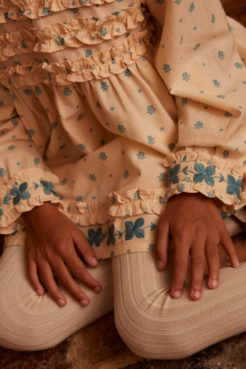 Pernille Dress | Meadow Calico Cashew