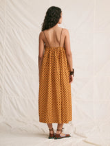 Pia Dress | Cinnamon Dot