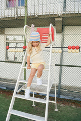 Pointelle Heart T-Shirt | Pale Yellow