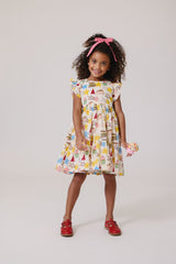 Girls Jennifer Dress | Birthday Star