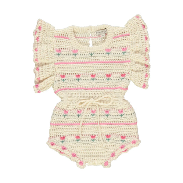 Bebe Organic Baby Paloma Romper | Tulip Crochet