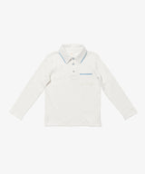 Parker Long Sleeve Polo | Blue Piping