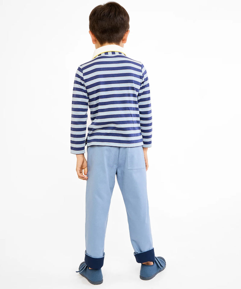 Parker Polo | Navy Twin Stripe