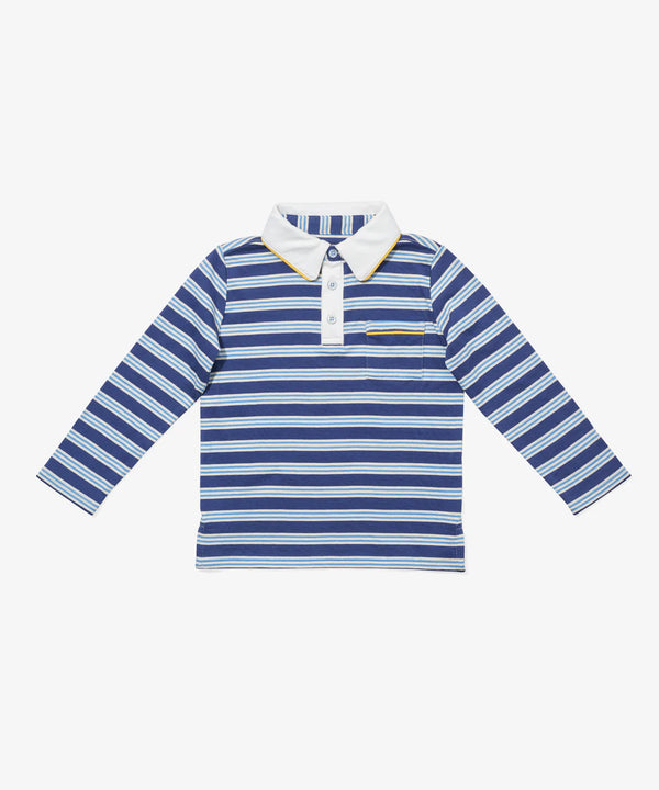 Parker Polo | Navy Twin Stripe