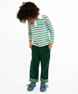 Parker Polo | Pine Twin Stripe