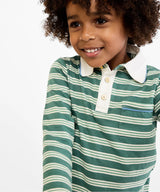 Parker Polo | Pine Twin Stripe