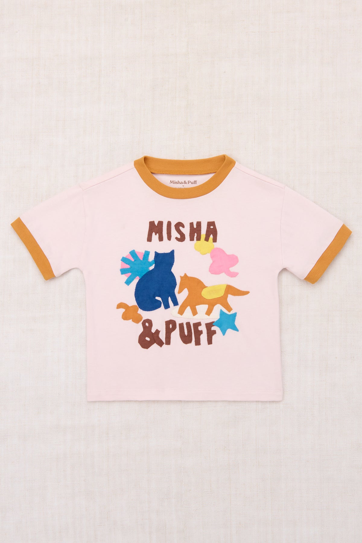極美品 Misha and Puff REC TEE 4Y MARI GOLD misha and puff – Marigold Modern Kids
