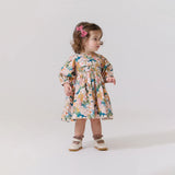 Baby Girls Evelyn Dress Set | Watercolor Floral