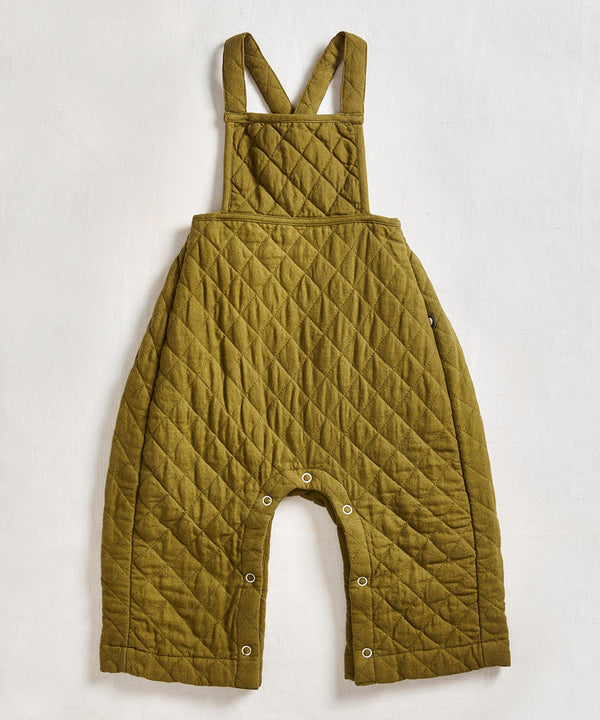 Quilted Overalls | Moss