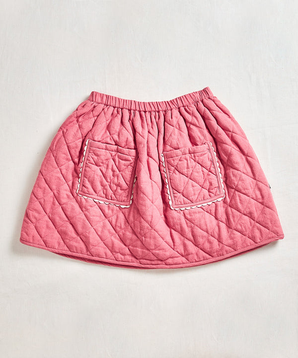 Quilted Skirt | Rose