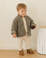 Shearling Zip Jacket | Forest