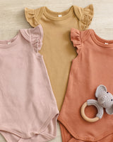 Flutter Sleeve Bodysuit | Poppy