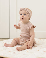 Flutter Sleeve Bodysuit | Blush