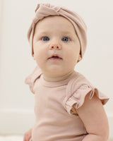 Flutter Sleeve Bodysuit | Blush