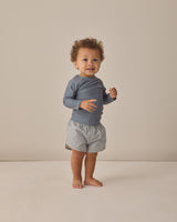 Boys Swim Short | Ocean Gingham