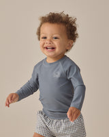 Boys Swim Short | Ocean Gingham