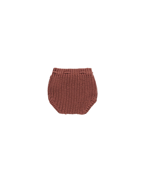 Knit Tie Bloomer | Cranberry