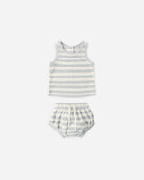 Terry Tank + Short Set | Sky Stripe