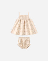 Smocked Tank + Bloomer Set | Strawberries
