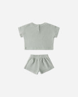 Terry Tee + Short Set | Sage