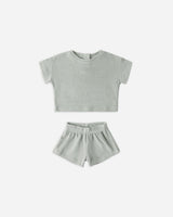 Terry Tee + Short Set | Sage