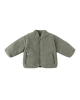 Shearling Zip Jacket | Forest