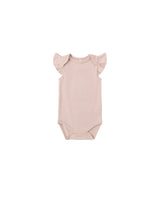 Flutter Sleeve Bodysuit | Blush