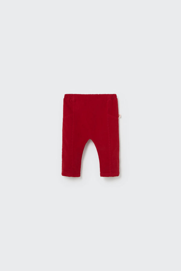 Quito Corduroy Baby Pant | Red Velvet