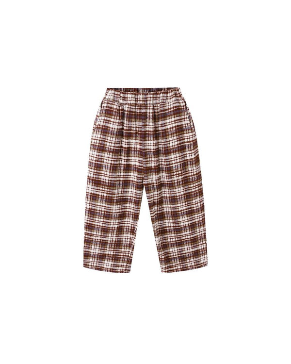 Palmer Pant | Burgundy Plaid