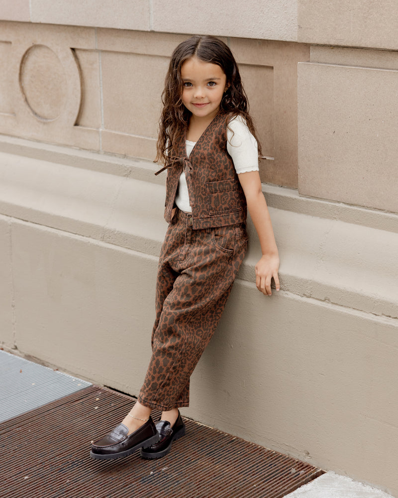 Barrel Pant | Leopard