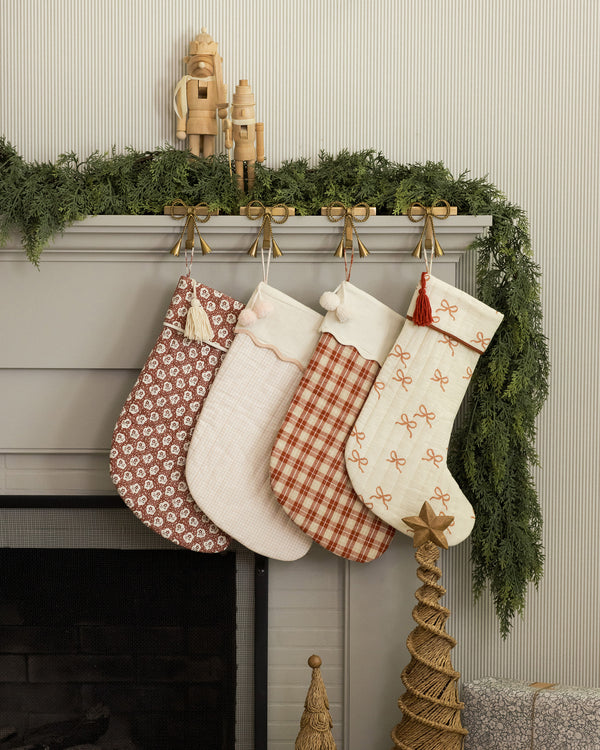Christmas Stocking | Petal Gingham