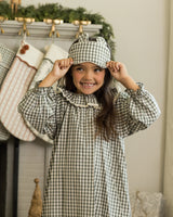 Girl's Nightgown | Evergreen Gingham