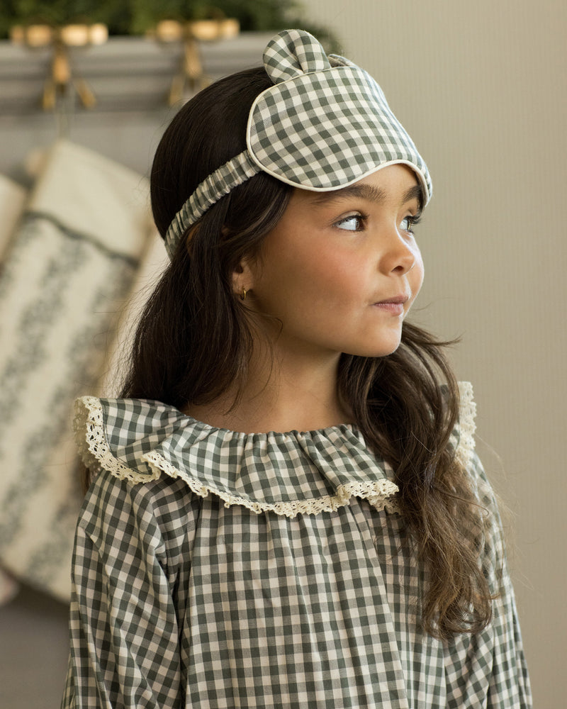 Girl's Nightgown | Evergreen Gingham