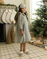 Girl's Nightgown | Evergreen Gingham
