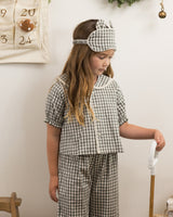 Ruffle Pajamas | Evergreen Gingham