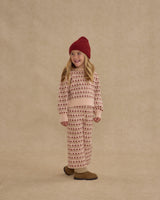 Jacquard Knit Set | Ruby Hearts