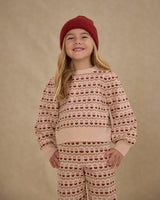 Jacquard Knit Set | Ruby Hearts
