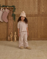 Ruffle Pajamas | Candy Cane Stripe