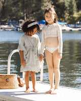 Crop Rashguard Set | Nautical